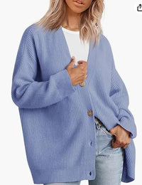 Women's Cashmere Cardigan with V-Neck – Sylvie