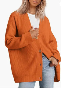 Women's Cashmere Cardigan with V-Neck – Sylvie