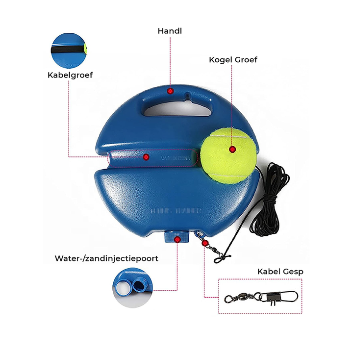 Tennis Trainer with Elastic Band - SoloServe