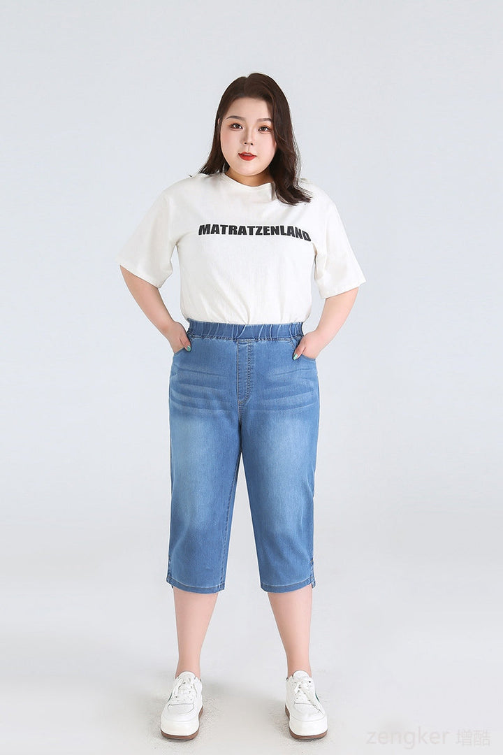 Sammy Jackson™ Leah Plus Size Driekwartsbroek | Trendy & Veelzijdig