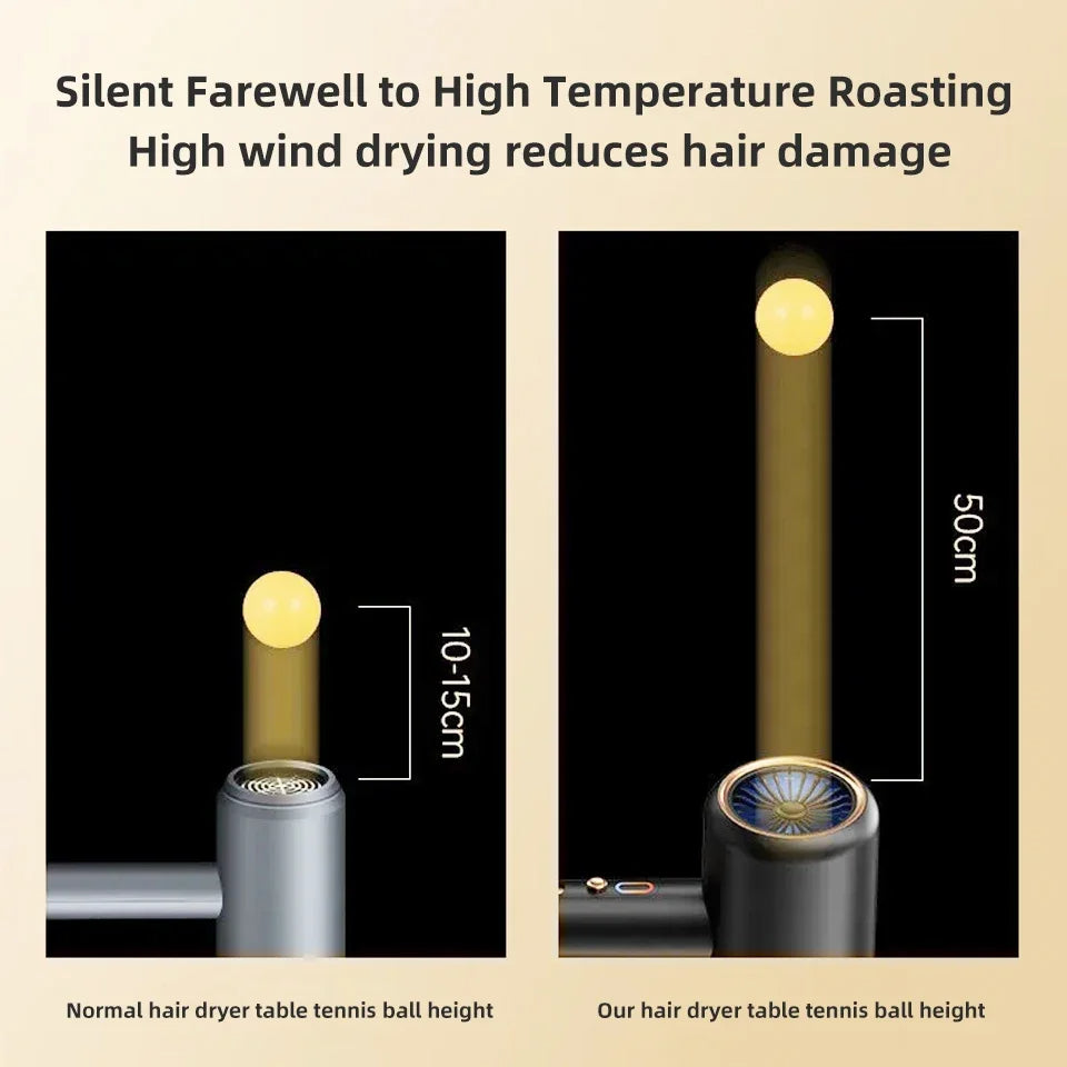 PROFESSIONAL HAIRDRYER 2400W WITH COLD AND WARM AIR - NEGATIVE IONS - POWERFUL HAIRDRYER FOR SALON RESULTS