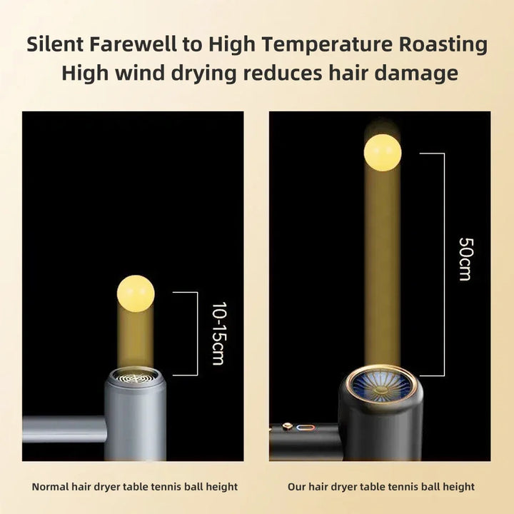 PROFESSIONAL HAIRDRYER 2400W WITH COLD AND WARM AIR - NEGATIVE IONS - POWERFUL HAIRDRYER FOR SALON RESULTS