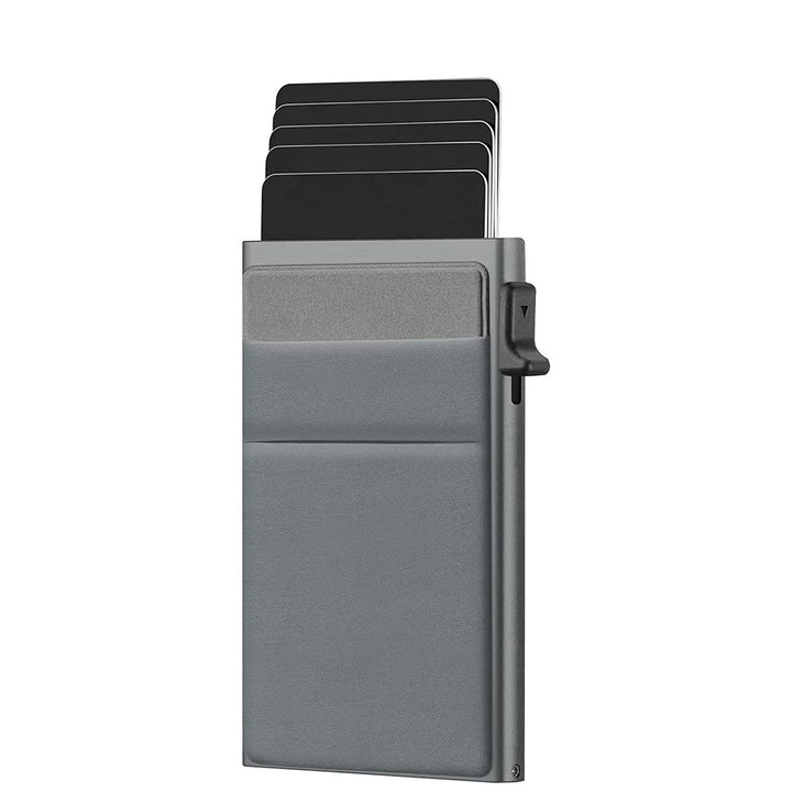 SLIMME RFID CREDITCARD HOUDER - DUNNE MINI METALEN PORTEMONNEE VOOR MANNEN