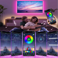 Pasek LED USB z zmianą koloru - oświetlenie RGB do dekoracji pokoju i podświetlenia telewizora