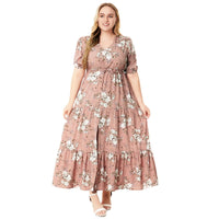Sammy Jackson™ Nikki Plus Size Jurk | Vintage & Casual
