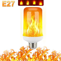 LED FLAME LIGHT PARTY LAMP - 4 MODES FIRE SIMULATION
