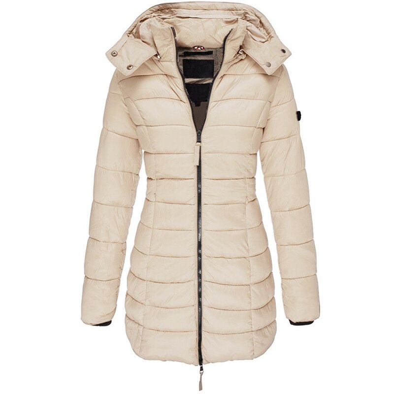 Warme Dames Donsjack met Capuchon - Olivia