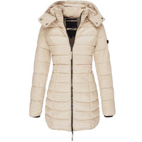 Warme Dames Donsjack met Capuchon - Olivia