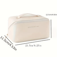 Makeup Organizer with Zipper – Luxury Toiletry Bag for Travel