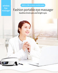 EYE MASSAGE DEVICE - AIR PRESSURE, VIBRATION & WARM COMPRESS WITH BLUETOOTH MUSIC