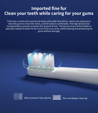 SONIC ELECTRIC TOOTHBRUSH - WATERPROOF AND USB RECHARGEABLE