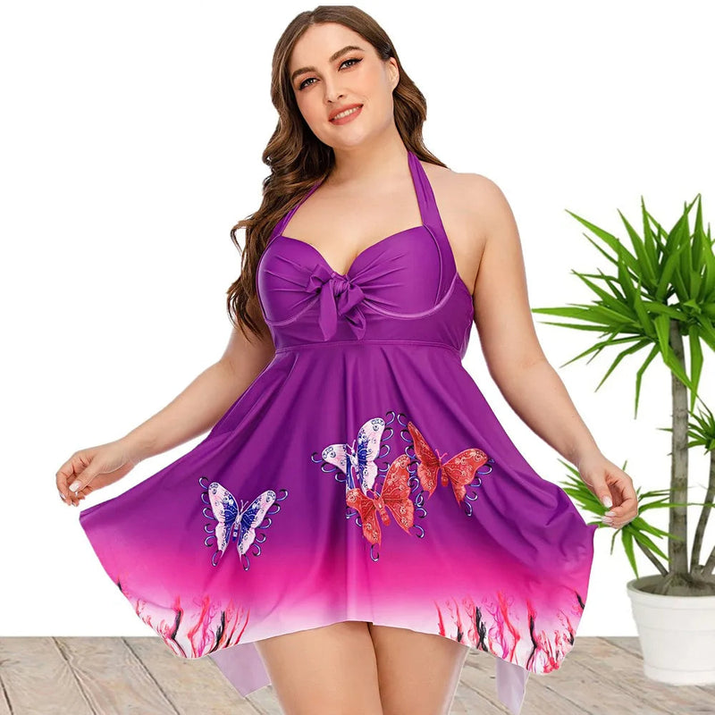 Sammy Jackson™ Fiona Plus Size Tankini | Stijlvol & Flatterend