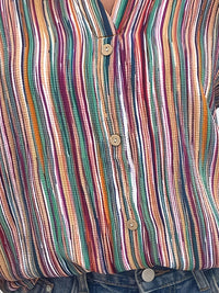 Sammy Jackson™ Gerry Plus Size Blouse | Gestreept & Casual