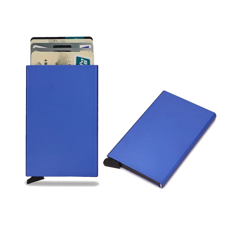 SLIMME RFID CREDITCARD HOUDER - DUNNE MINI METALEN PORTEMONNEE VOOR MANNEN