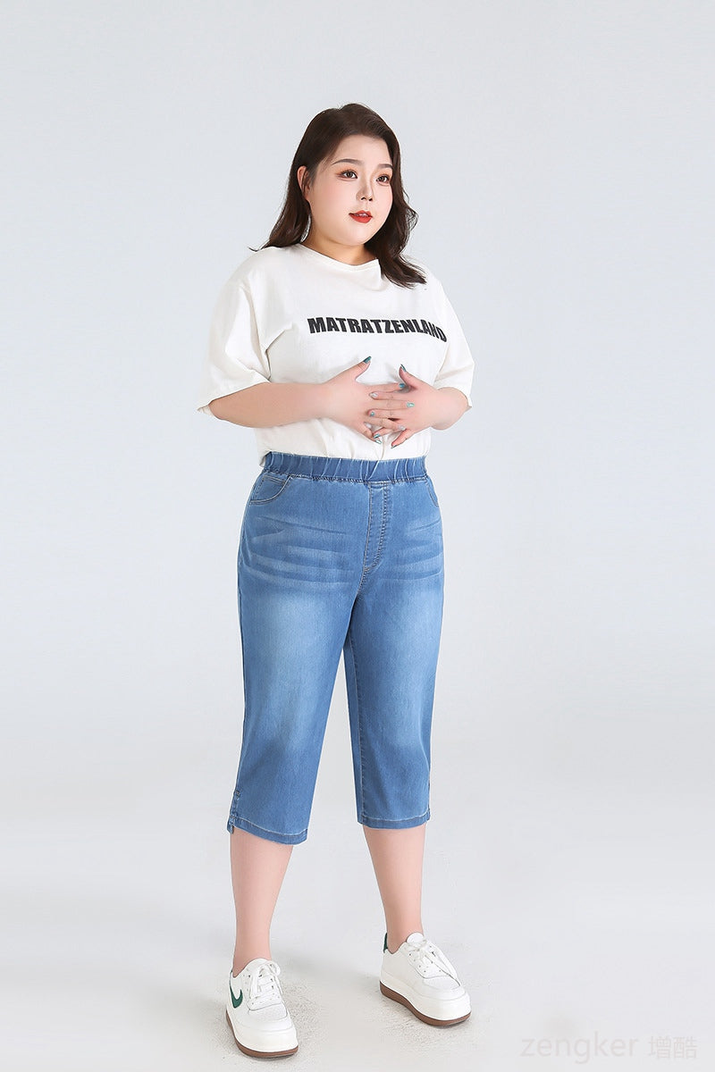 Sammy Jackson™ Leah Plus Size Driekwartsbroek | Trendy & Veelzijdig