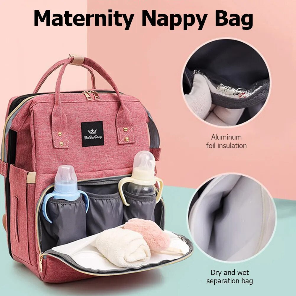 Multifunctional Diaper Bag with Changing Mat – CarryNest