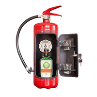 Hidden Bottle Storage in Fire Extinguisher Shape – BlazeVault