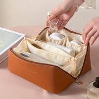 Makeup Organizer with Zipper – Luxury Toiletry Bag for Travel