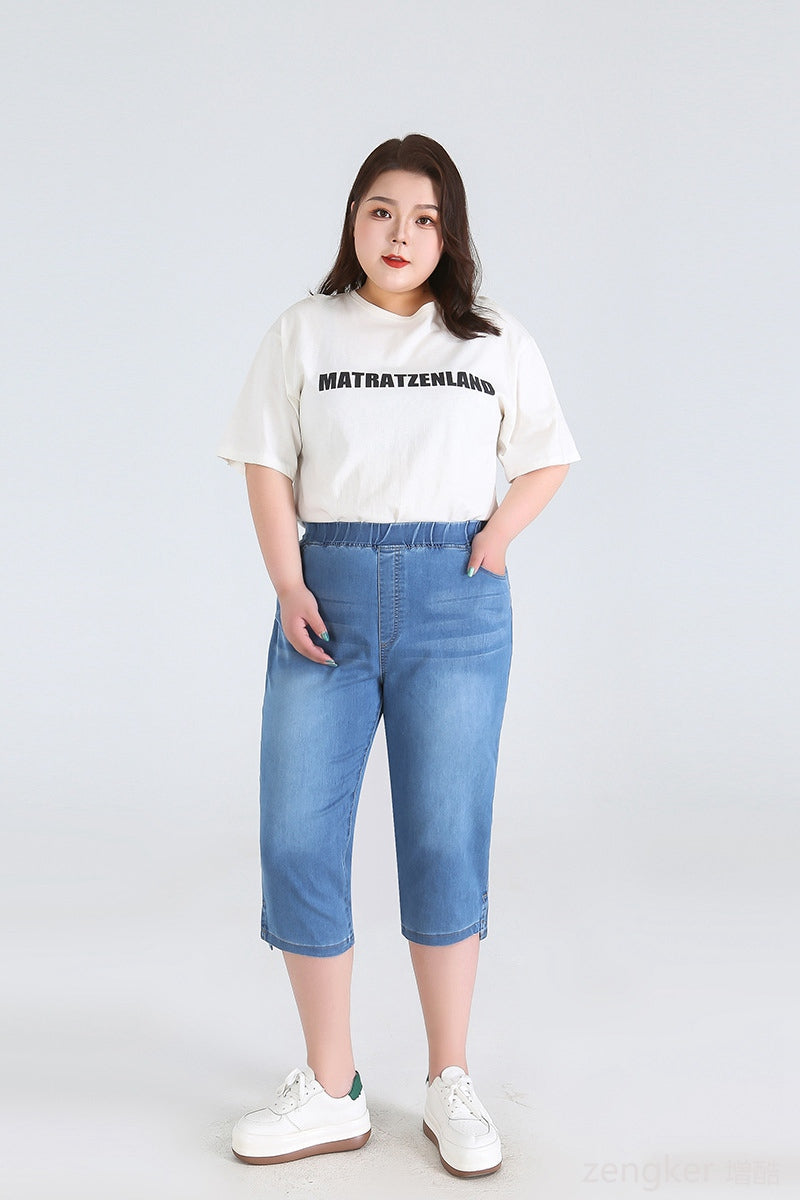 Sammy Jackson™ Leah Plus Size Driekwartsbroek | Trendy & Veelzijdig