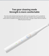 SONIC ELECTRIC TOOTHBRUSH - WATERPROOF AND USB RECHARGEABLE