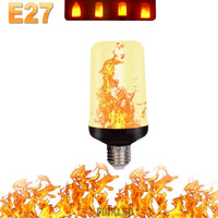 LED FLAME LIGHT PARTY LAMP - 4 MODES FIRE SIMULATION