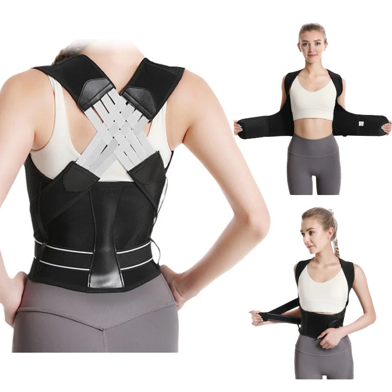 ADJUSTABLE POSTURE CORRECTOR FOR WOMEN AND CHILDREN - BREATHABLE BACK SUPPORT