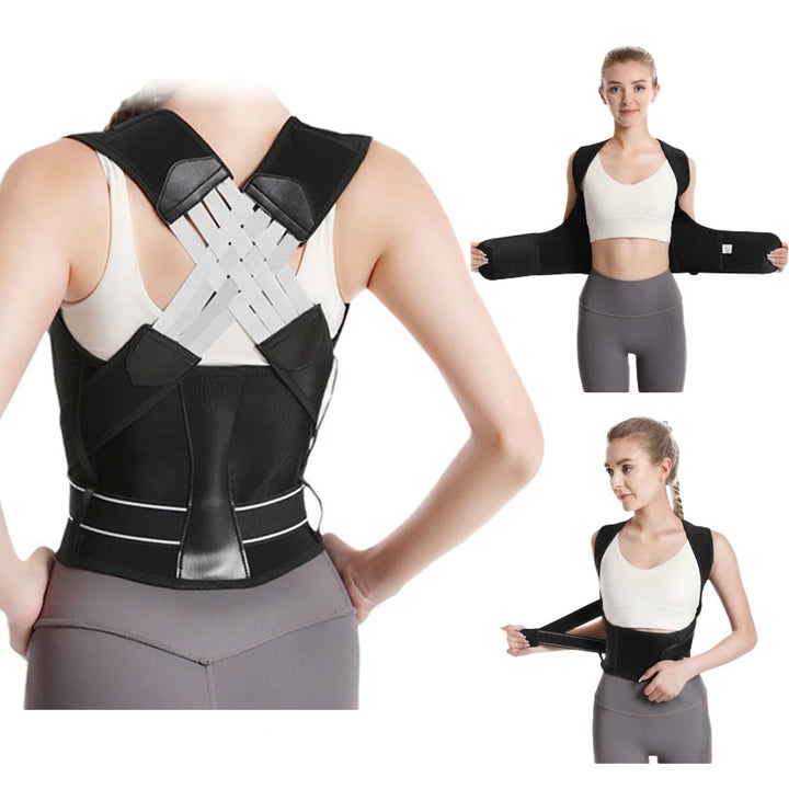 ADJUSTABLE POSTURE CORRECTOR FOR WOMEN AND CHILDREN - BREATHABLE BACK SUPPORT