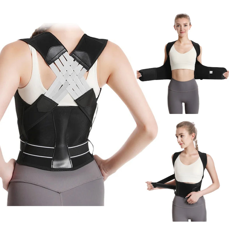 ADJUSTABLE POSTURE CORRECTOR FOR WOMEN AND CHILDREN - BREATHABLE BACK SUPPORT