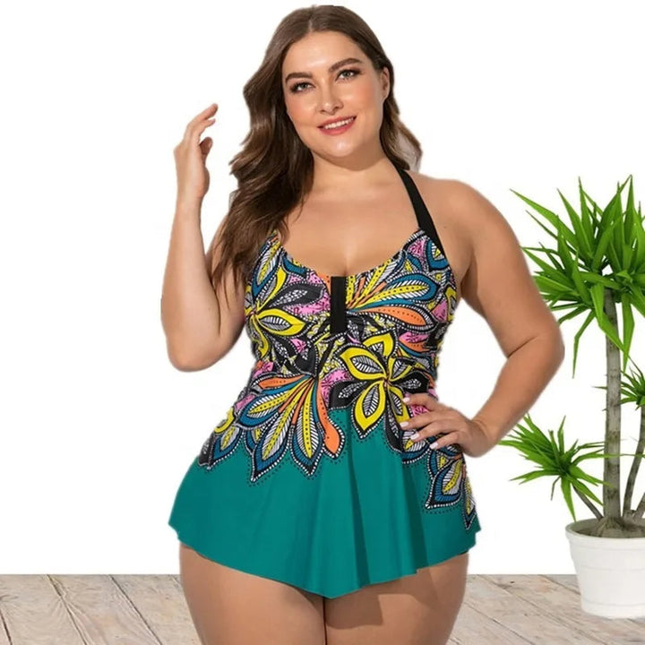 Sammy Jackson™ Stella Plus Size Tankini | Stijlvol & Comfortabel