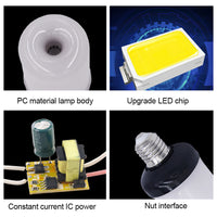 LED FLAME LIGHT PARTY LAMP - 4 MODES FIRE SIMULATION