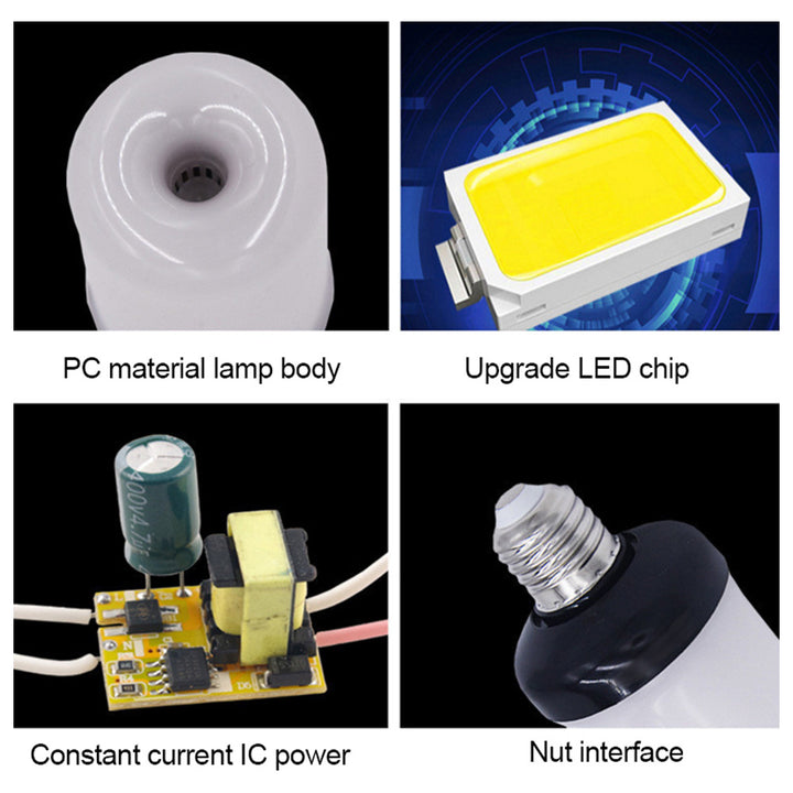 LED FLAME LIGHT PARTY LAMP - 4 MODES FIRE SIMULATION