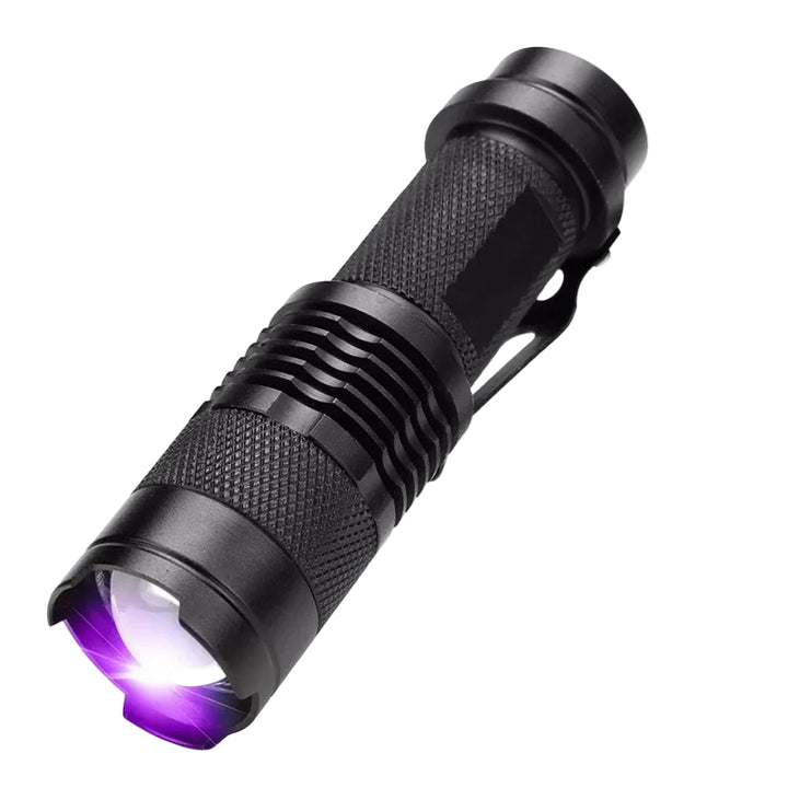 LED UV ZAKLAMP - ULTRAVIOLET INSPECTIELAMP VOOR HUISDIER URINEVLEKKEN EN STAIN DETECTIE