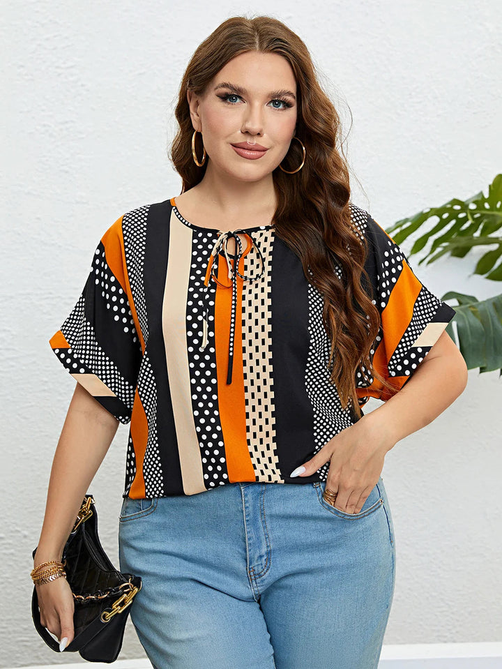 Sammy Jackson™ Bluzka Dora Plus Size | Komfortowa i Codzienna