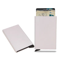 SLIMME RFID CREDITCARD HOUDER - DUNNE MINI METALEN PORTEMONNEE VOOR MANNEN
