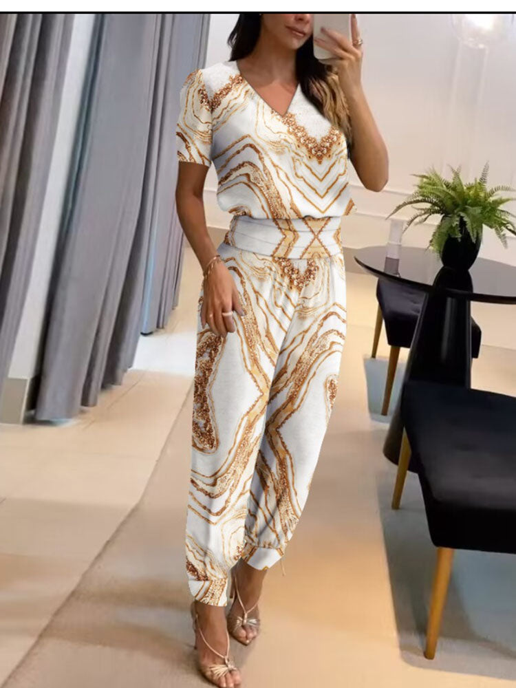 Dames Set met Blouse en Broek – Aurora