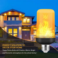 LED FLAME LIGHT PARTY LAMP - 4 MODES FIRE SIMULATION