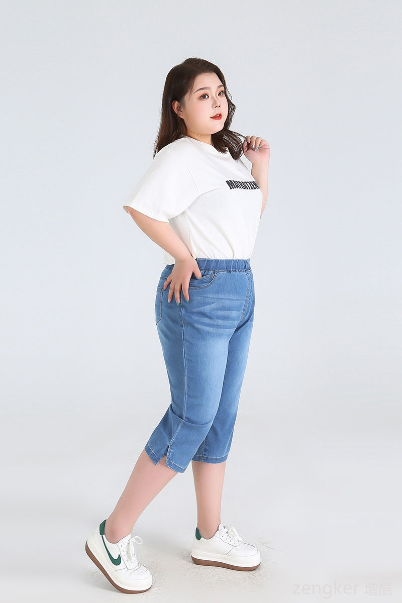 Sammy Jackson™ Leah Plus Size Driekwartsbroek | Trendy & Veelzijdig