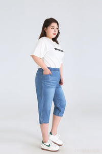 Sammy Jackson™ Leah Plus Size Driekwartsbroek | Trendy & Veelzijdig