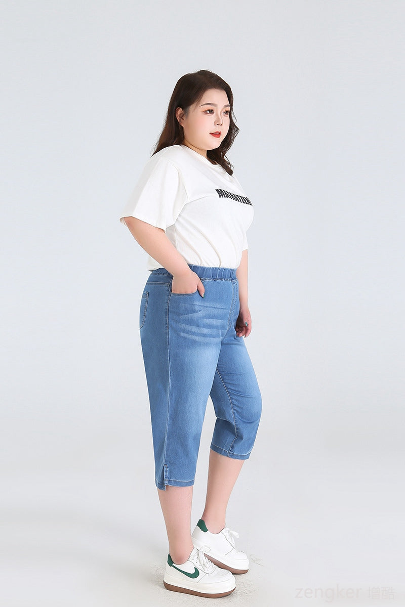 Sammy Jackson™ Leah Plus Size Driekwartsbroek | Trendy & Veelzijdig