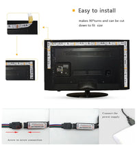 Pasek LED USB z zmianą koloru - oświetlenie RGB do dekoracji pokoju i podświetlenia telewizora
