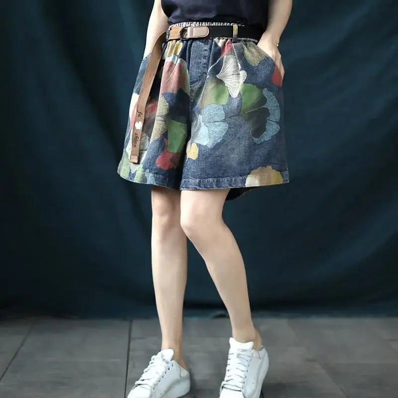 Sammy Jackson™ Zola Plus Size Denim Short | Uniek & Stijlvol