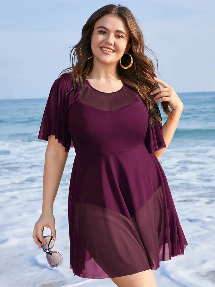 Sammy Jackson™ Alyssa Plus Size Zwermjurk | Stijlvol & Comfortabel