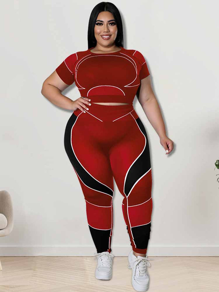 Sammy Jackson™ Alessandra Plus Size Sportset | Sportief & Stijlvol