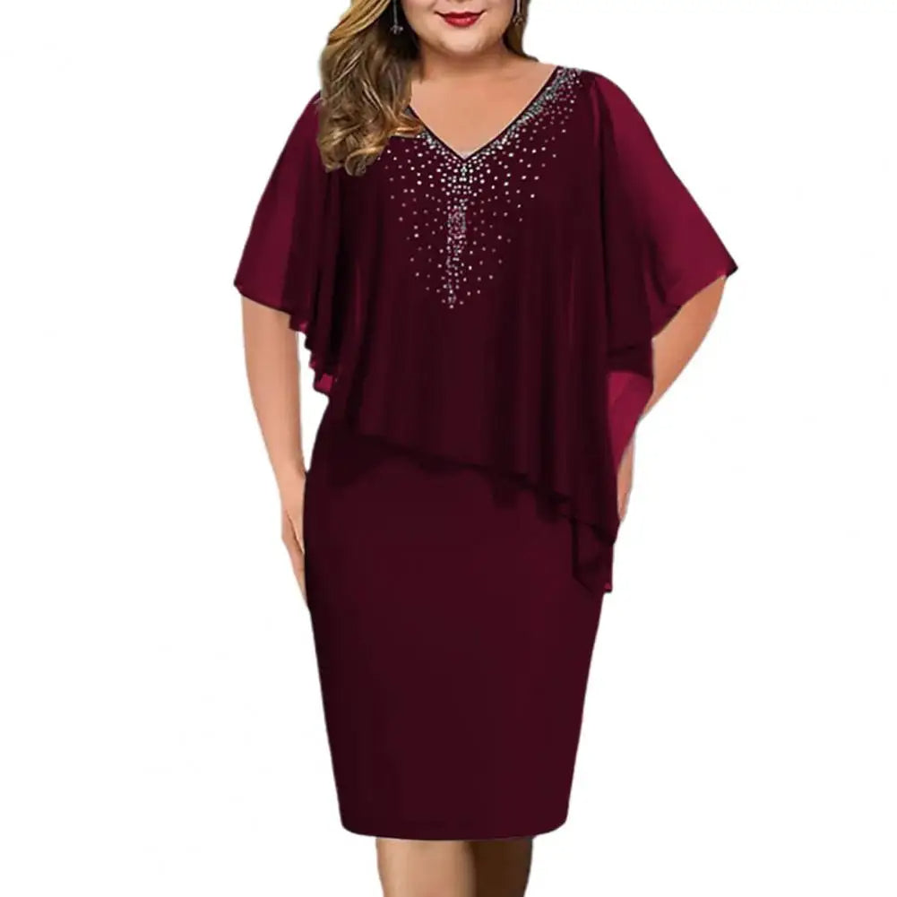 Sammy Jackson™ Janice Plus Size Jurk | Stijlvol & Comfortabel