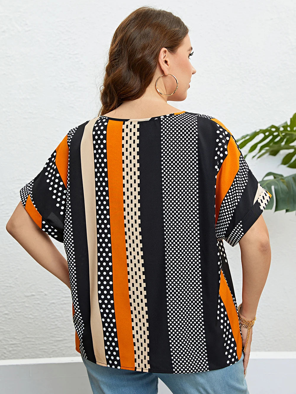 Sammy Jackson™ Bluzka Dora Plus Size | Komfortowa i Codzienna