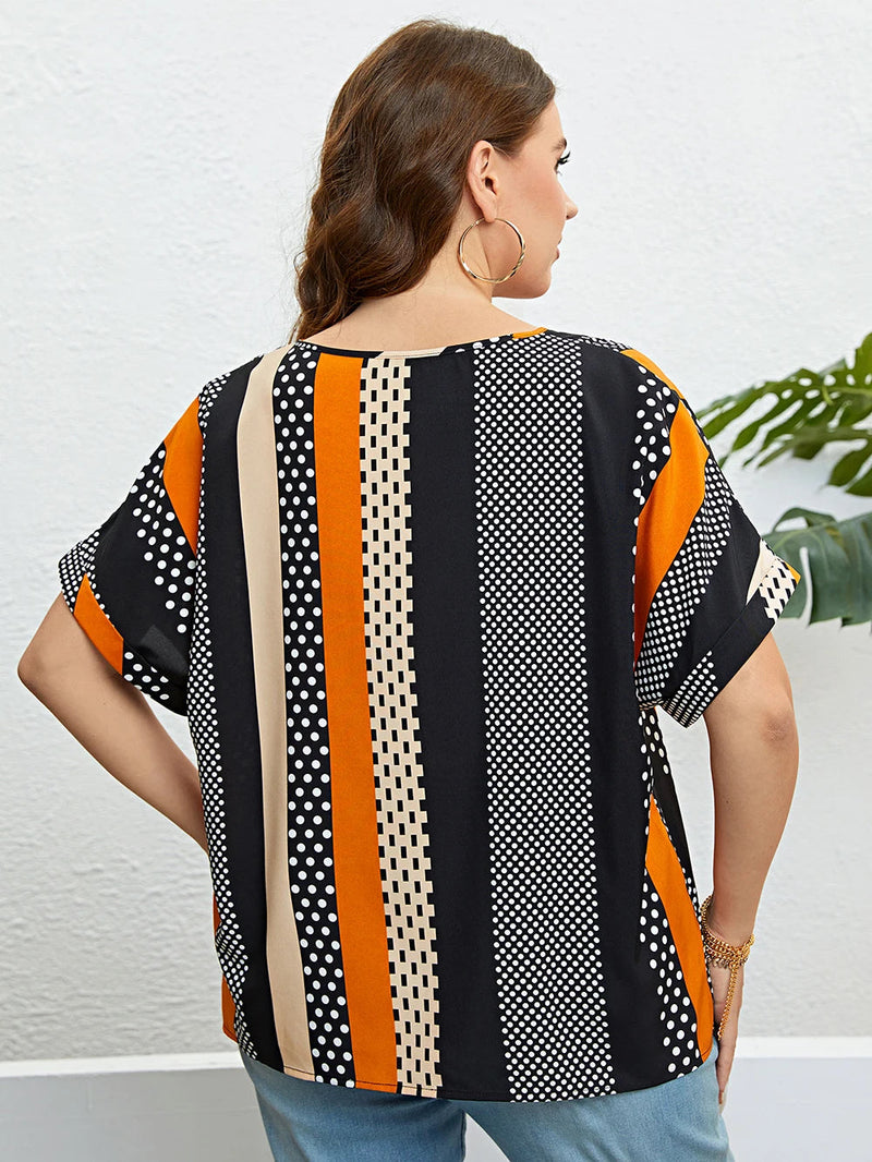 Sammy Jackson™ Bluzka Dora Plus Size | Komfortowa i Codzienna