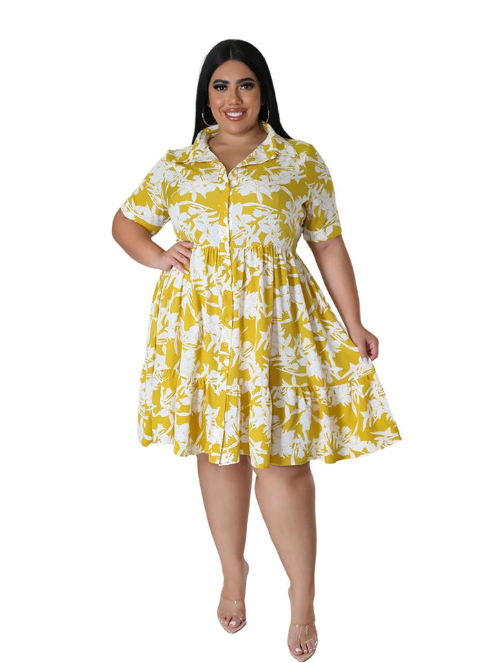 Sammy Jackson™ Franka Sukienka Plus Size | Stylowa i Radosna