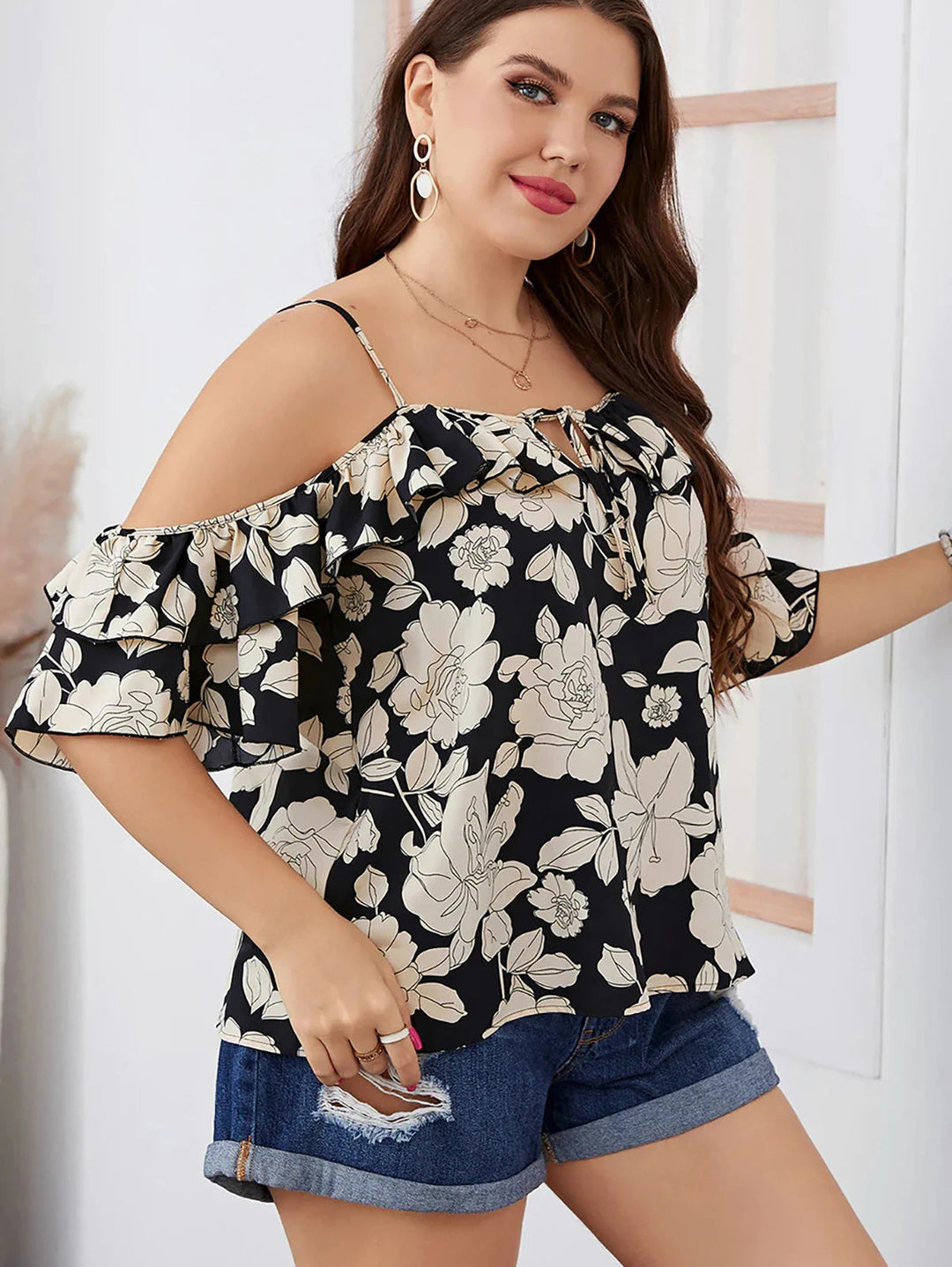 Sammy Jackson™ Karla Plus Size Blouse | Casual & Stijlvol