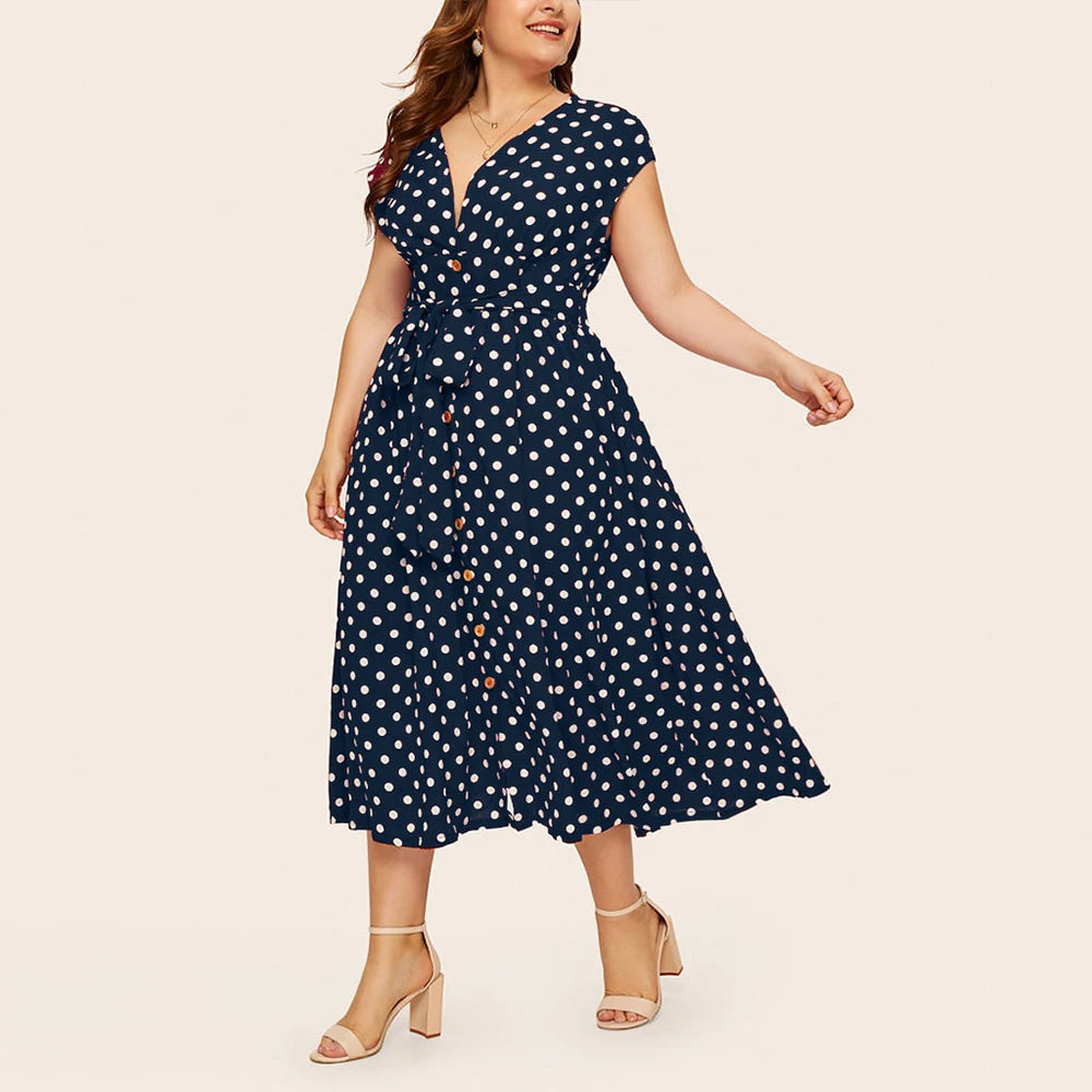 Sammy Jackson™ Sandy Sukienka Plus Size | Komfortowa i Seksowna