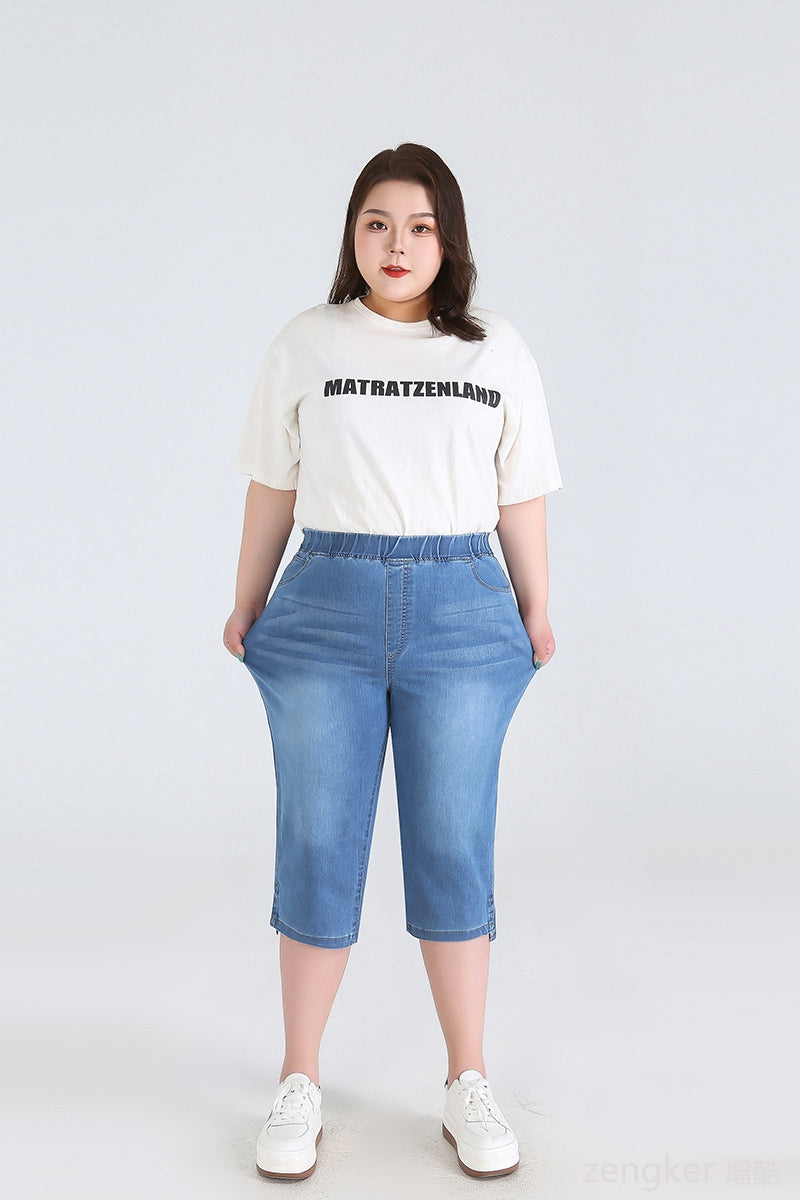 Sammy Jackson™ Leah Plus Size Driekwartsbroek | Trendy & Veelzijdig